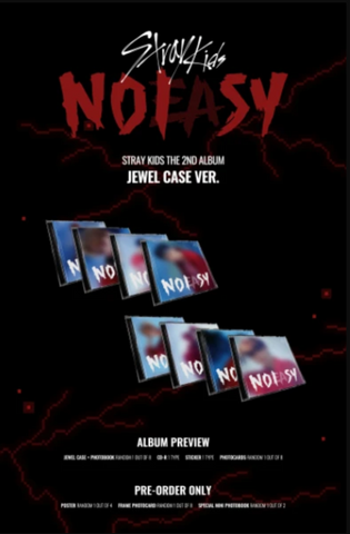 Stray Kids - Vol. 2 : NOEASY (version JEWEL CASE) (Korean Edition)