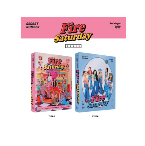 SECRET NUMBER - FIRE SATURDAY- Single Album Vol. 3 (Korean Edition)