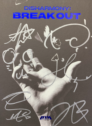 P1Harmony - Mini Album Vol. 2 DISHARMONY : BREAK OUT (Korean Edition) - SIGNED ALBUM