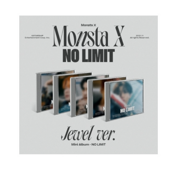 Monsta X - NO LIMIT - album CD vol. 10 JEWEL CASE (Korean Edition