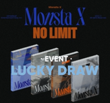 Monsta X - NO LIMIT - album CD vol. 10 (Korean Edition) + LUCKY DRAW PVC PHOTO CARD *
