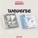 ENHYPEN- [DIMENSION : ANSWER] (Korean Edition) + WEVERSE GIFT * -60% OFF