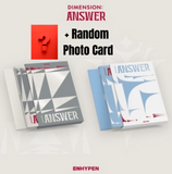 ENHYPEN- [DIMENSION : ANSWER] (Korean Edition) RANDOM VERSIO ONLY + RANDOM OFFICIAL PHOTO CARD *