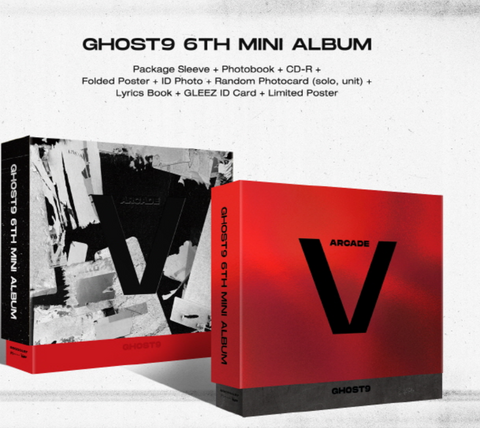 GHOST9 6th Mini Album : ARCADE : V (Korean Edition)