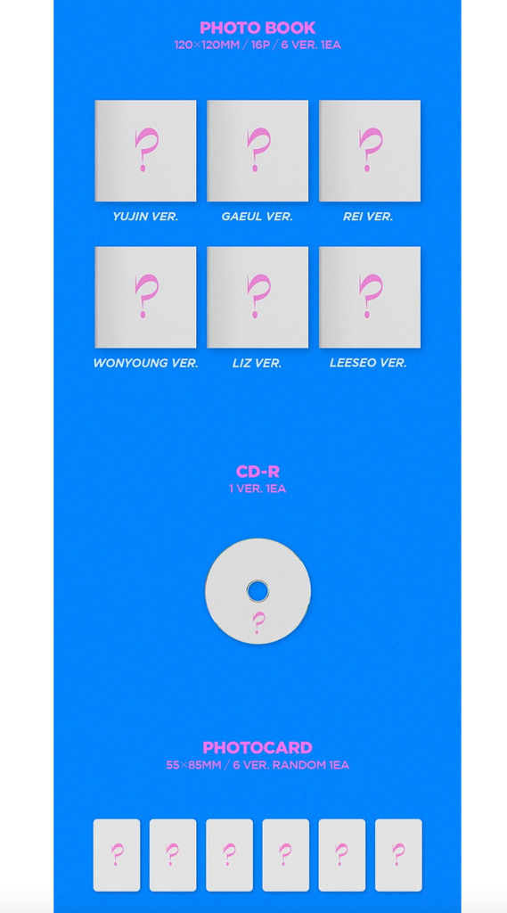 IVE LOVE DIVE (Version JEWEL CASE) Single Album Vol.2 (Korean Limi KYYO