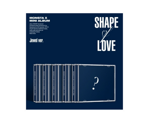 MONSTA X - SHAPE OF LOVE [ JEWEL CASE ver.] - Mini Album Vol.11 (Korean Edition)