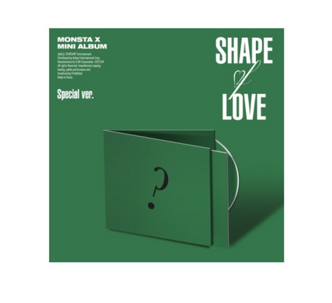 MONSTA X - SHAPE OF LOVE [ SPECIAL ver.] - Mini Album Vol.11