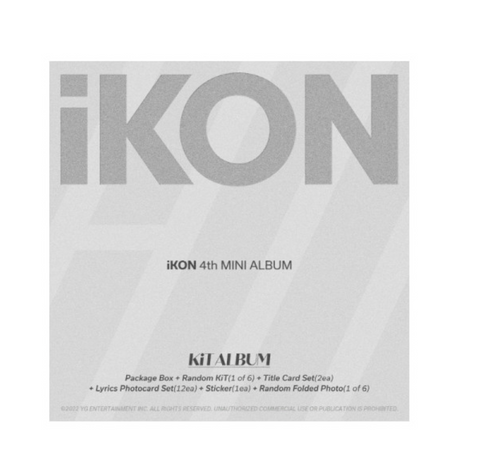 iKON - FLASHBACK - Mini Abum Vol.4 (version KiT album)