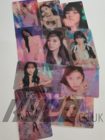 TWICE TASTE OF LOVE Synnara Transparent Photo Card