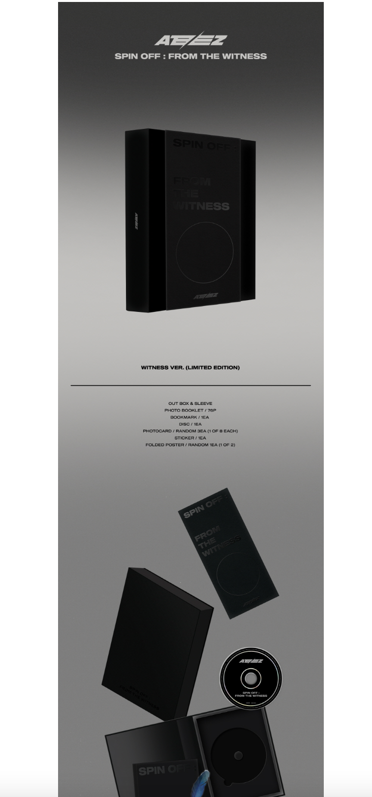 ATEEZ - SPIN OFF : FROM THE WITNESS ( LIMITED VERSION WITNESS) – KYYO ATEEZ - SPIN OFF : FROM THE WITNESS ( LIMITED VERSION WITNESS) – KYYO