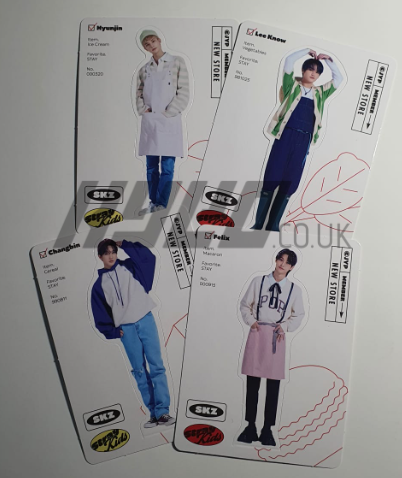 STRAY KIDS - SEASON'S GREETINGS 2023 STANDING PAPER + STICKER