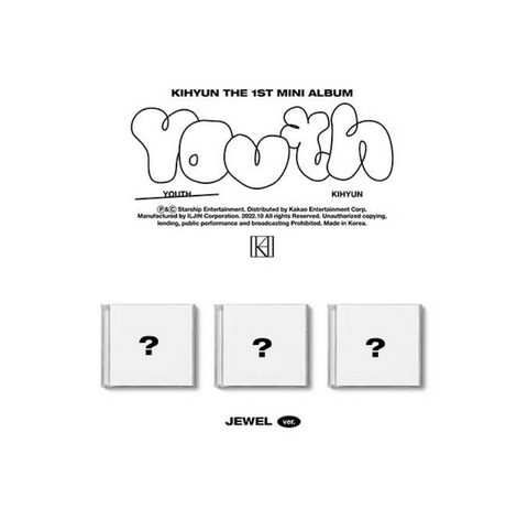 KIHYUN (MONSTA X ) - YOUTH (Jewel Case)