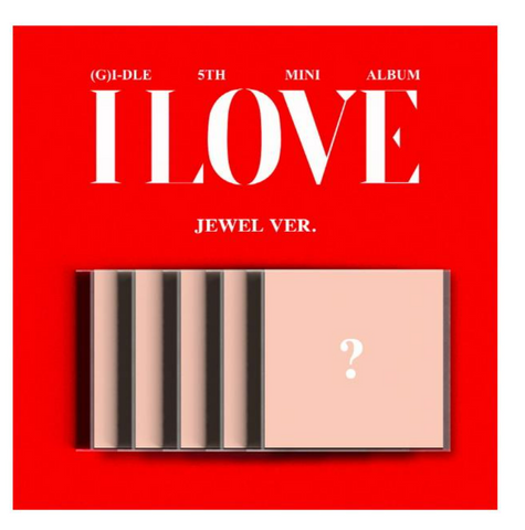 (G)I-DLE - I LOVE (JEWEL CASE) - RANDOM VERSION